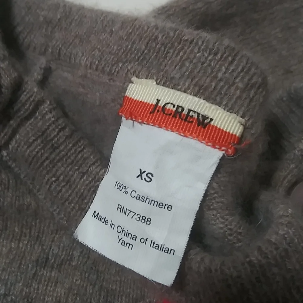 J Crew Cashmere sweater.